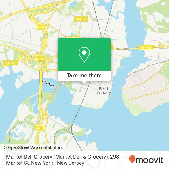 Mapa de Market Deli Grocery (Market Deli & Grocery), 298 Market St