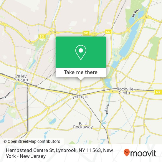 Mapa de Hempstead Centre St, Lynbrook, NY 11563