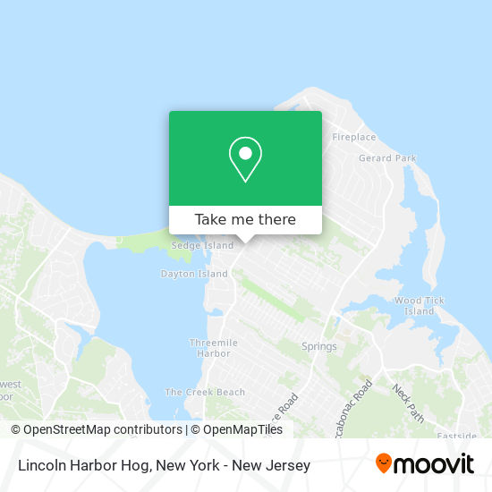 Mapa de Lincoln Harbor Hog