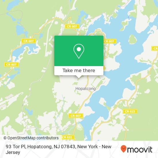 93 Tor Pl, Hopatcong, NJ 07843 map