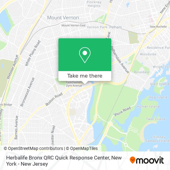 Herbalife Bronx QRC Quick Response Center map