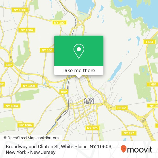 Mapa de Broadway and Clinton St, White Plains, NY 10603