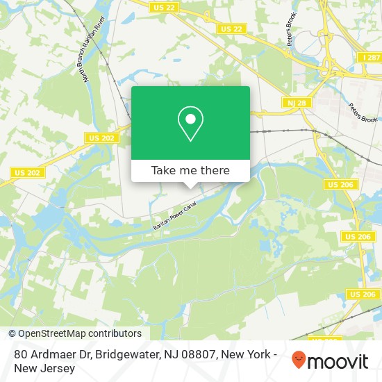 80 Ardmaer Dr, Bridgewater, NJ 08807 map