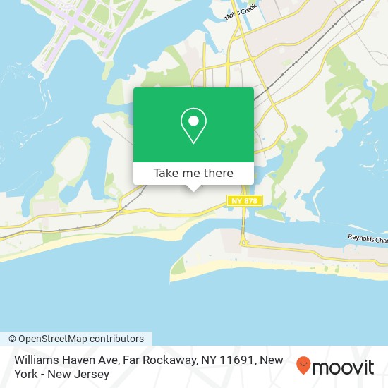 Mapa de Williams Haven Ave, Far Rockaway, NY 11691