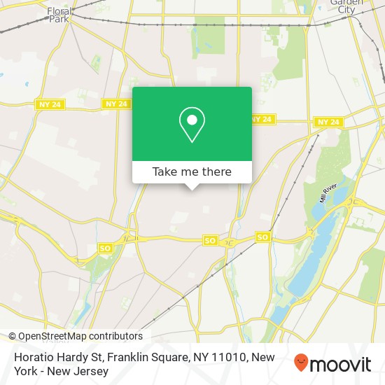 Horatio Hardy St, Franklin Square, NY 11010 map