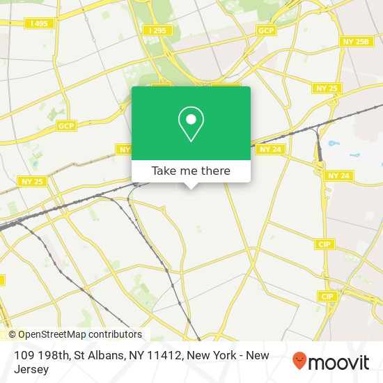 Mapa de 109 198th, St Albans, NY 11412