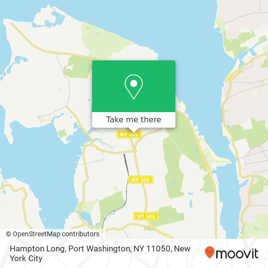 Mapa de Hampton Long, Port Washington, NY 11050