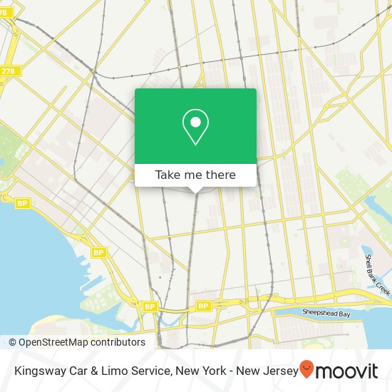 Kingsway Car & Limo Service map