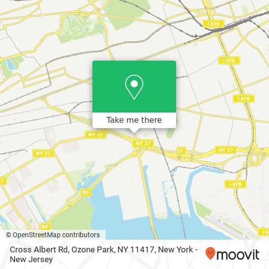 Cross Albert Rd, Ozone Park, NY 11417 map