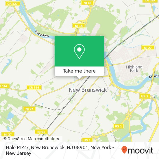 Hale RT-27, New Brunswick, NJ 08901 map