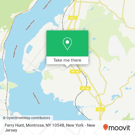 Mapa de Ferry Hunt, Montrose, NY 10548