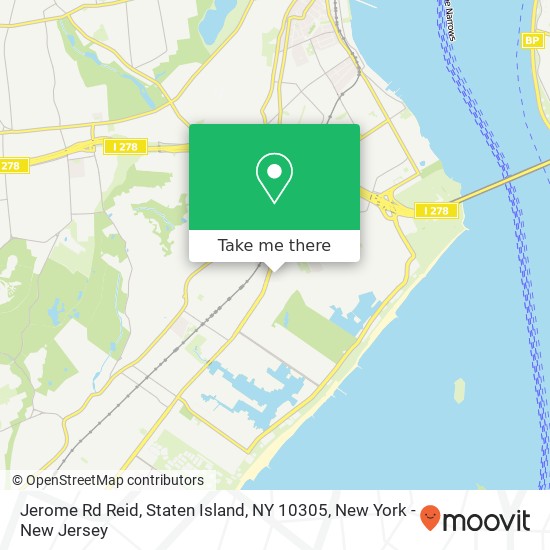 Jerome Rd Reid, Staten Island, NY 10305 map