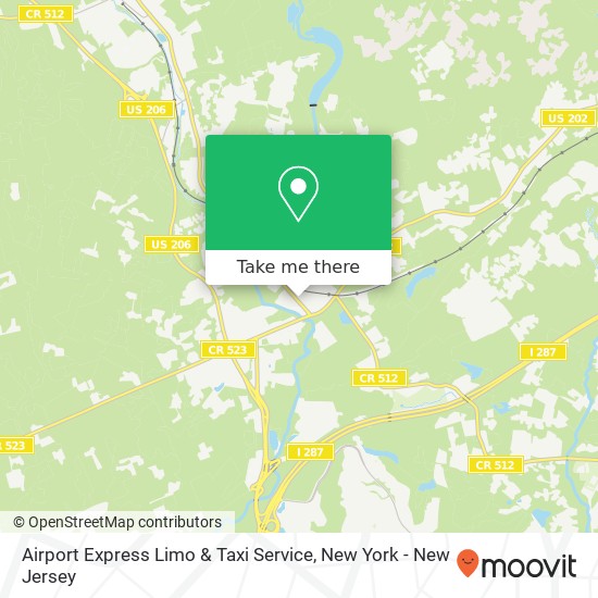 Airport Express Limo & Taxi Service map