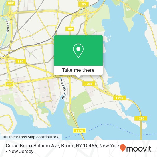 Cross Bronx Balcom Ave, Bronx, NY 10465 map