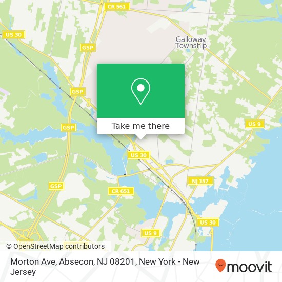 Morton Ave, Absecon, NJ 08201 map