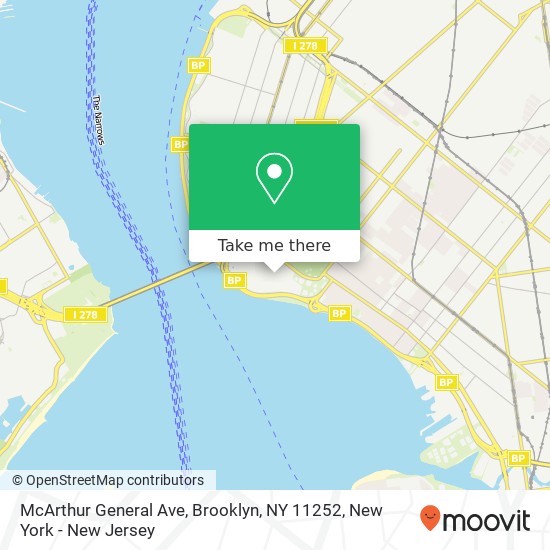 McArthur General Ave, Brooklyn, NY 11252 map