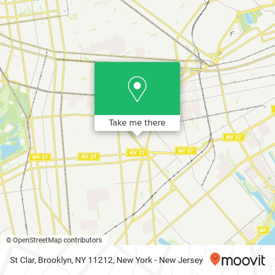 St Clar, Brooklyn, NY 11212 map