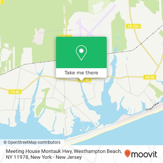 Meeting House Montauk Hwy, Westhampton Beach, NY 11978 map