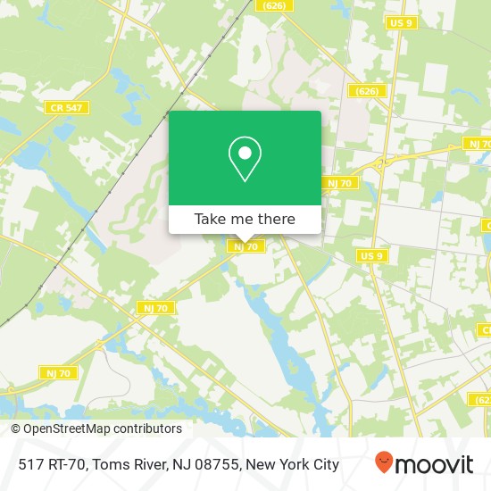 517 RT-70, Toms River, NJ 08755 map