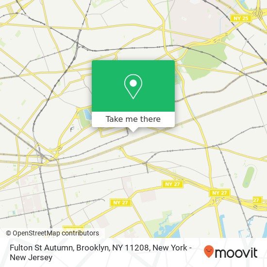 Fulton St Autumn, Brooklyn, NY 11208 map