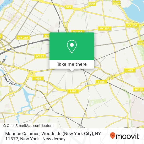 Maurice Calamus, Woodside (New York City), NY 11377 map