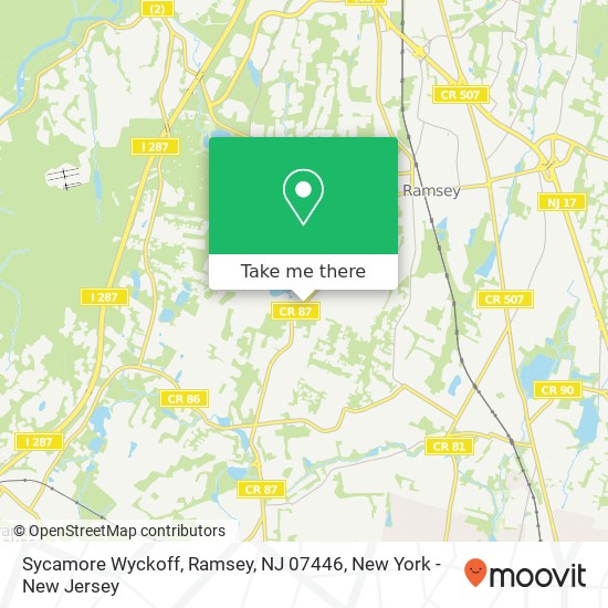 Sycamore Wyckoff, Ramsey, NJ 07446 map