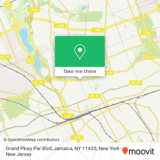 Mapa de Grand Pkwy Par Blvd, Jamaica, NY 11435