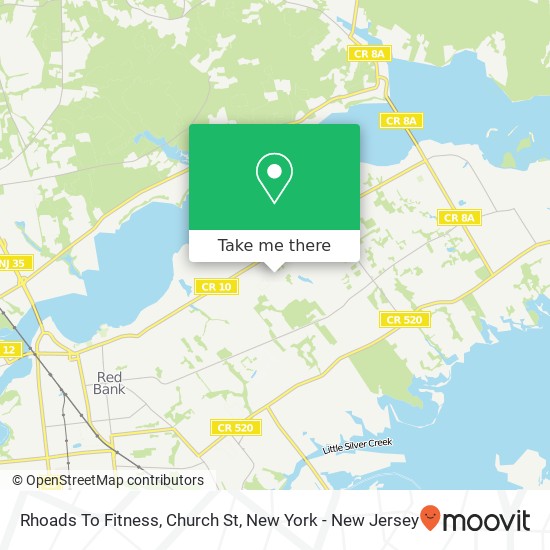 Rhoads To Fitness, Church St map