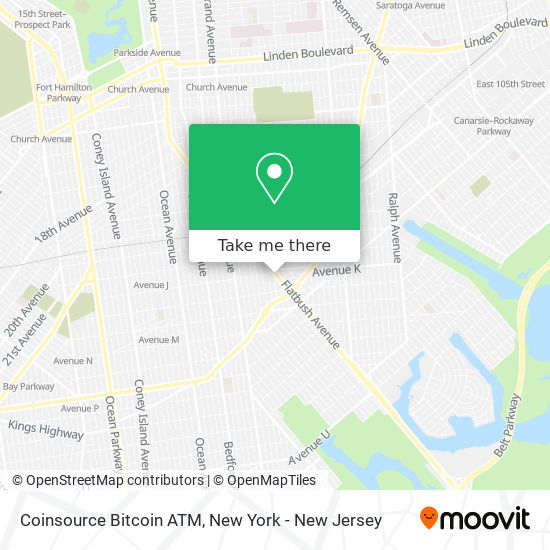 Mapa de Coinsource Bitcoin ATM