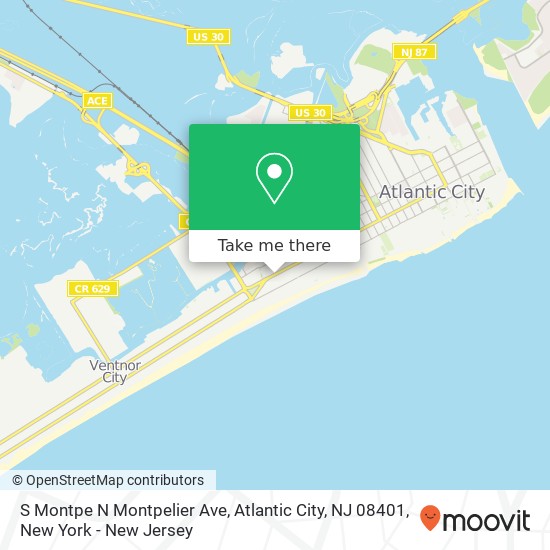 S Montpe N Montpelier Ave, Atlantic City, NJ 08401 map
