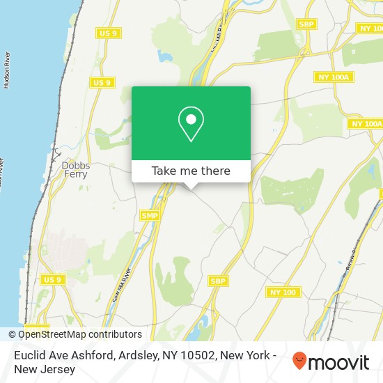 Mapa de Euclid Ave Ashford, Ardsley, NY 10502