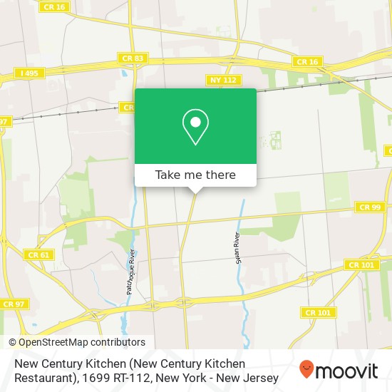 New Century Kitchen (New Century Kitchen Restaurant), 1699 RT-112 map