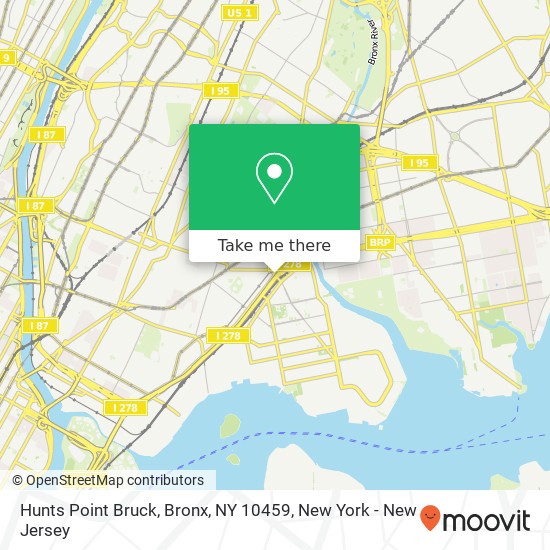 Hunts Point Bruck, Bronx, NY 10459 map