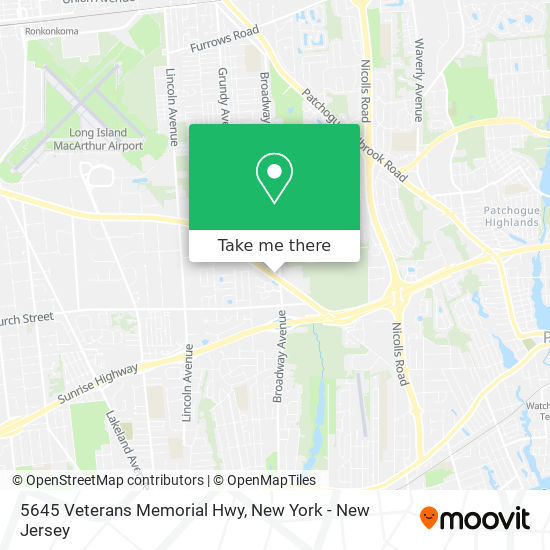 5645 Veterans Memorial Hwy map