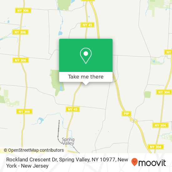 Mapa de Rockland Crescent Dr, Spring Valley, NY 10977