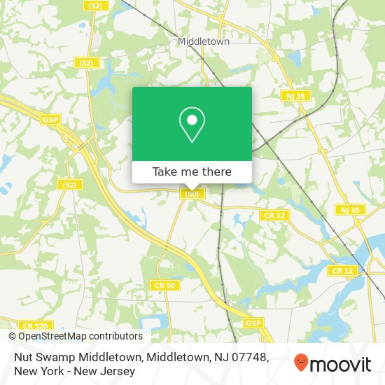 Nut Swamp Middletown, Middletown, NJ 07748 map