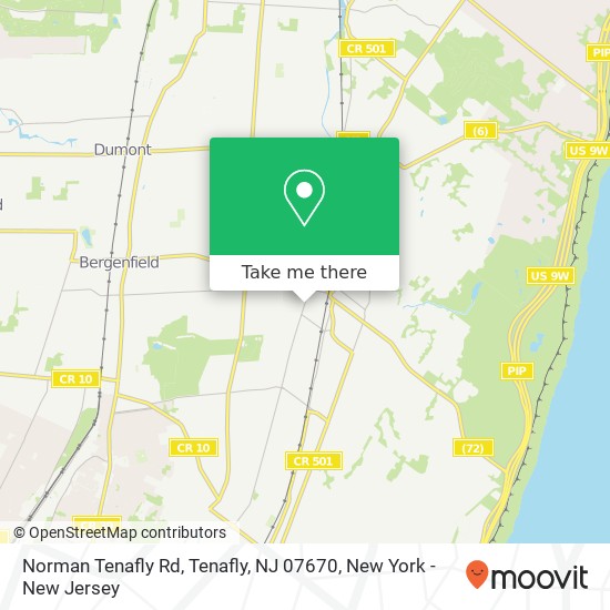 Norman Tenafly Rd, Tenafly, NJ 07670 map