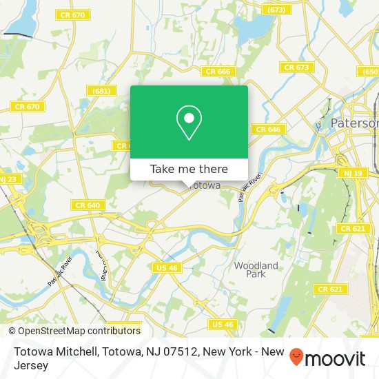 Totowa Mitchell, Totowa, NJ 07512 map