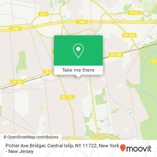 Potter Ave Bridger, Central Islip, NY 11722 map