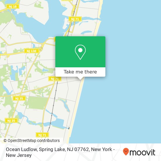 Ocean Ludlow, Spring Lake, NJ 07762 map