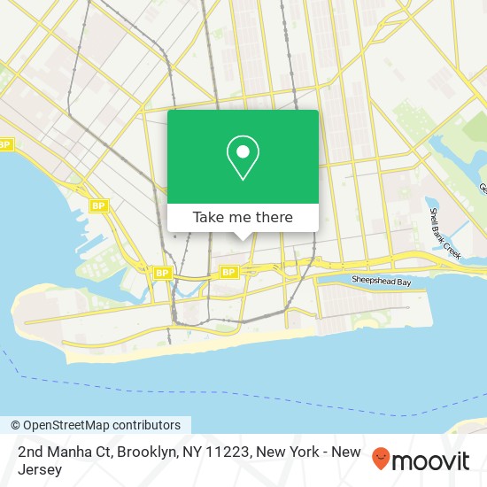 2nd Manha Ct, Brooklyn, NY 11223 map