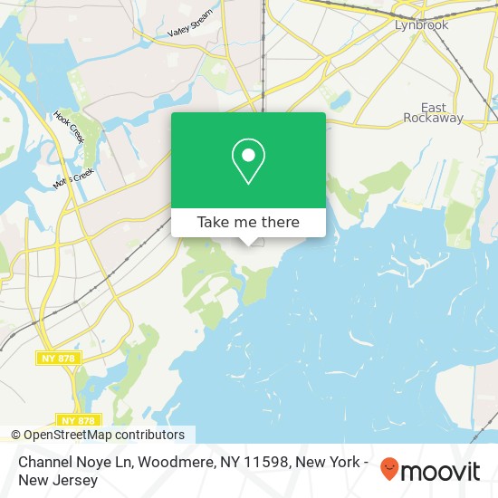 Channel Noye Ln, Woodmere, NY 11598 map