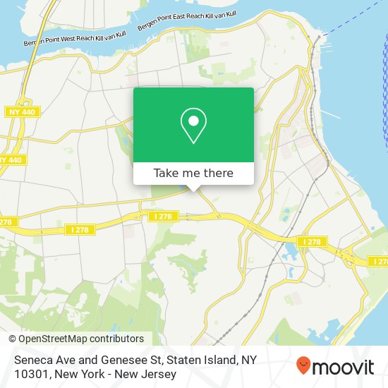 Seneca Ave and Genesee St, Staten Island, NY 10301 map