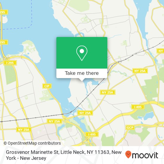 Mapa de Grosvenor Marinette St, Little Neck, NY 11363