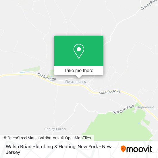 Walsh Brian Plumbing & Heating map