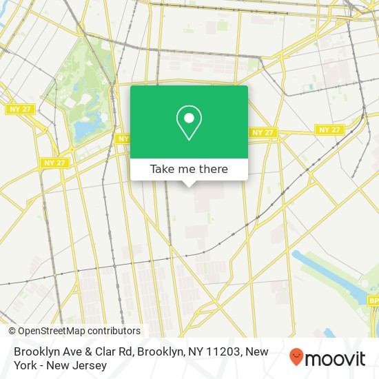 Brooklyn Ave & Clar Rd, Brooklyn, NY 11203 map