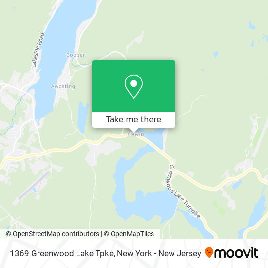 Mapa de 1369 Greenwood Lake Tpke