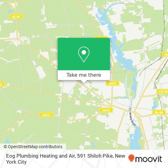 Eog Plumbing Heating and Air, 591 Shiloh Pike map