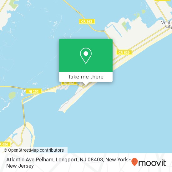 Atlantic Ave Pelham, Longport, NJ 08403 map