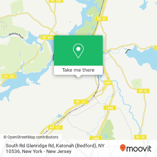 South Rd Glenridge Rd, Katonah (Bedford), NY 10536 map